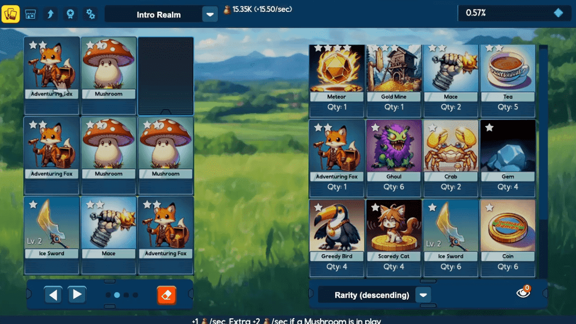 Creature Card Idle Play it Online at Coolmath Games